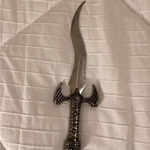 Ornate Silver Display Dagger